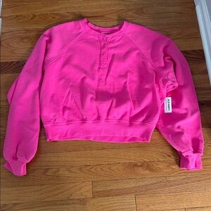 Old Navy Hot Pink Fleece Sweatshirt